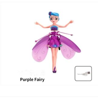 Rechargeable LED Flying Princess Dolls with Infrared Control - Magic Flying Toys for Kids - Perfect Birthday Gift