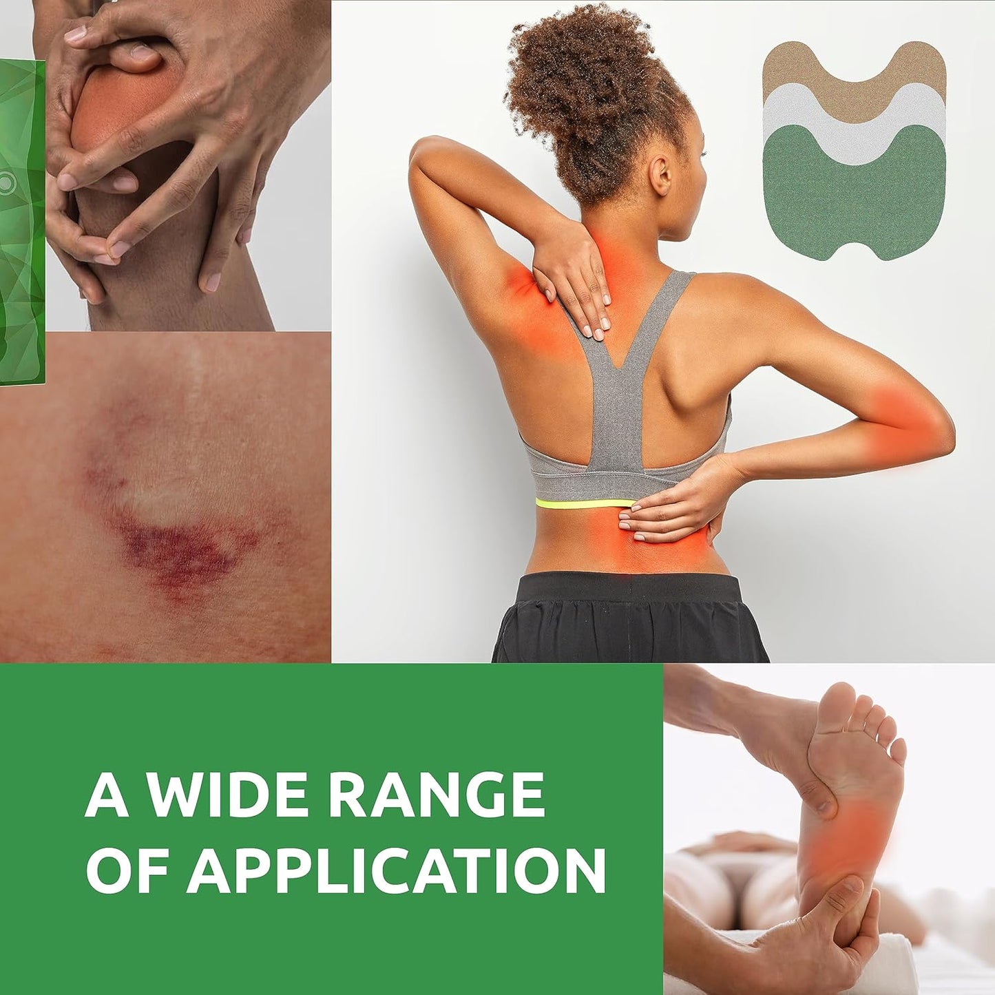 Knee Pain Relief Patch, Warming Herbal Plaster Pain Patches